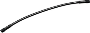 Línea de freno ABS universal trenzada - perlado negro 12"