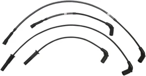 Cable de bujía trenzado - Negro FL 17