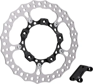 Kit disco de freno 100% flotante Big Brake de 14" - FF lado izquierdo negro