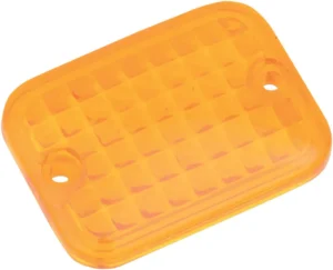Lente de recambio - repuesto luz piloto MINI-RECTANGULAR ámbar