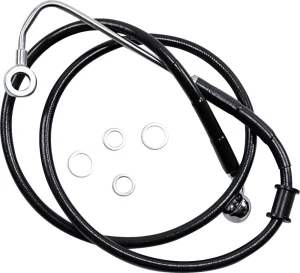 Línea de freno de acero inoxidable de longitud extendida - 15-17SFTL BLK+10