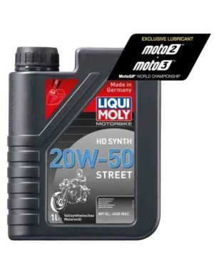 Aceite de motor LIQUI MOLY Sintético 4T 20W-50 HD V-Twin - Botella 1L