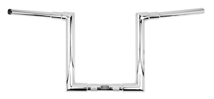 Manillar ape hanger Burly Fat Jason negro para Harley-Davidson Road Glide