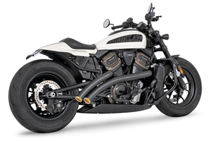 Radio Radical Freedom Performance instalada en el manillar de una Harley-Davidson Sportster S