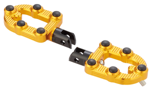 Estriperas Arlen Ness MX negras para motocicleta