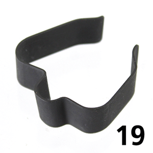 Clips metálicos para sujetar alambres y cables en motocicletas Harley-Davidson y Indian de época