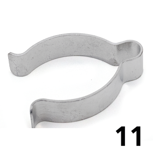 Clips de sujeción para cables instalados en modelo de motocicleta Harley-Davidson vintage