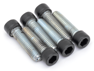 Kit de tornillos negros para tija de dirección de motocicleta