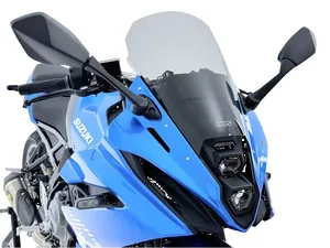 Cúpula touring negra para Suzuki GSX-8R vista lateral