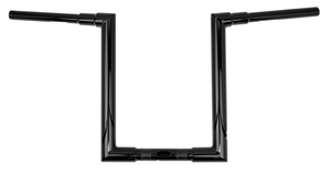 Manillar ape hanger Burly Fat Jason negro para Harley-Davidson Road Glide