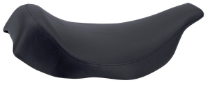 Asiento solo estilo Bobber Wyatt Gatling negro para Harley Touring