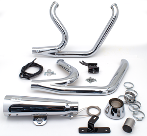 Escape MCJ 2 en 1 ajustable instalado en motocicleta Softail Milwaukee Eight