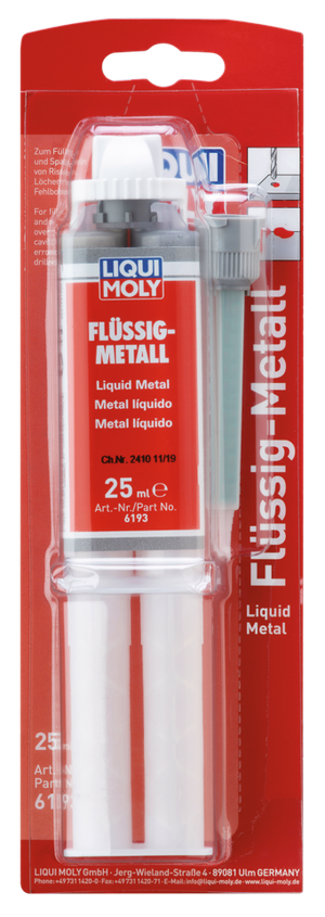 Frasco de aditivo para aceite Liqui Moly Metal Liquido