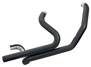 Par de colectores de escape Power Tune S&S instalados en motocicleta Harley Touring