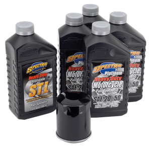 Kit de servicio y cambio de aceite con filtros y juntas para motocicleta