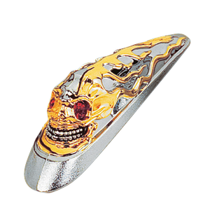 Adornos de guardabarros Bad Guys con diseño de calavera para motocicleta