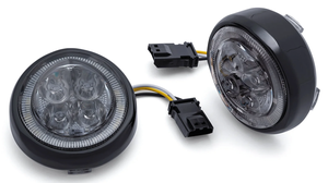 Inserciones de intermitente Fang de Ciro para motocicleta