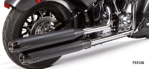 Silenciosos slip-on Two Brothers Racing instalados en motocicleta