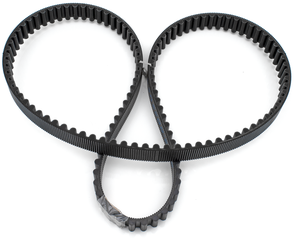 Par de correas de transmisión negras para motocicleta Harley-Davidson