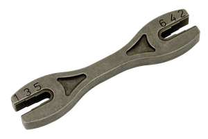 Llave de radio metálica para ajuste de radios de rueda de motocicleta