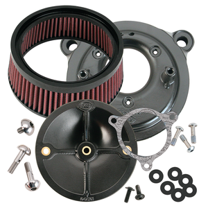Kit de filtro de aire Stealth original S&S para motocicleta
