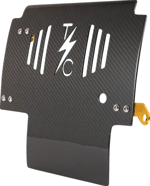 Placa de deslizamiento de fibra de carbono para motocicleta