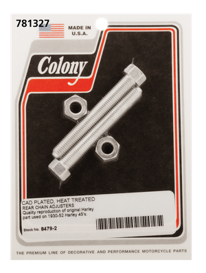 Ajustadores de cadena trasera Colony para motocicleta Harley-Davidson modelo WL