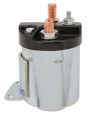Par de solenoides de arranque metálicos para motocicleta