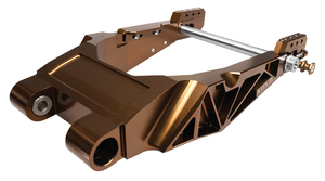 Basculante billet Vity para Harley-Davidson Touring en color aluminio