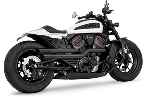 Escape Freedom Performance modificado instalado en motocicleta Harley-Davidson RH Sportster