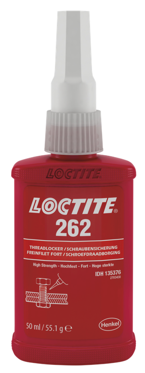 Tubo de adhesivo Loctite 262 bloqueador de rosca permanente para recambios de motocicletas