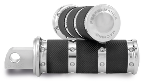 Estriberas y pedalines estilo XLS de Performance Machine para motocicleta