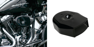 Filtro de aire Stealth Tribute S&S negro mate para Harley-Davidson