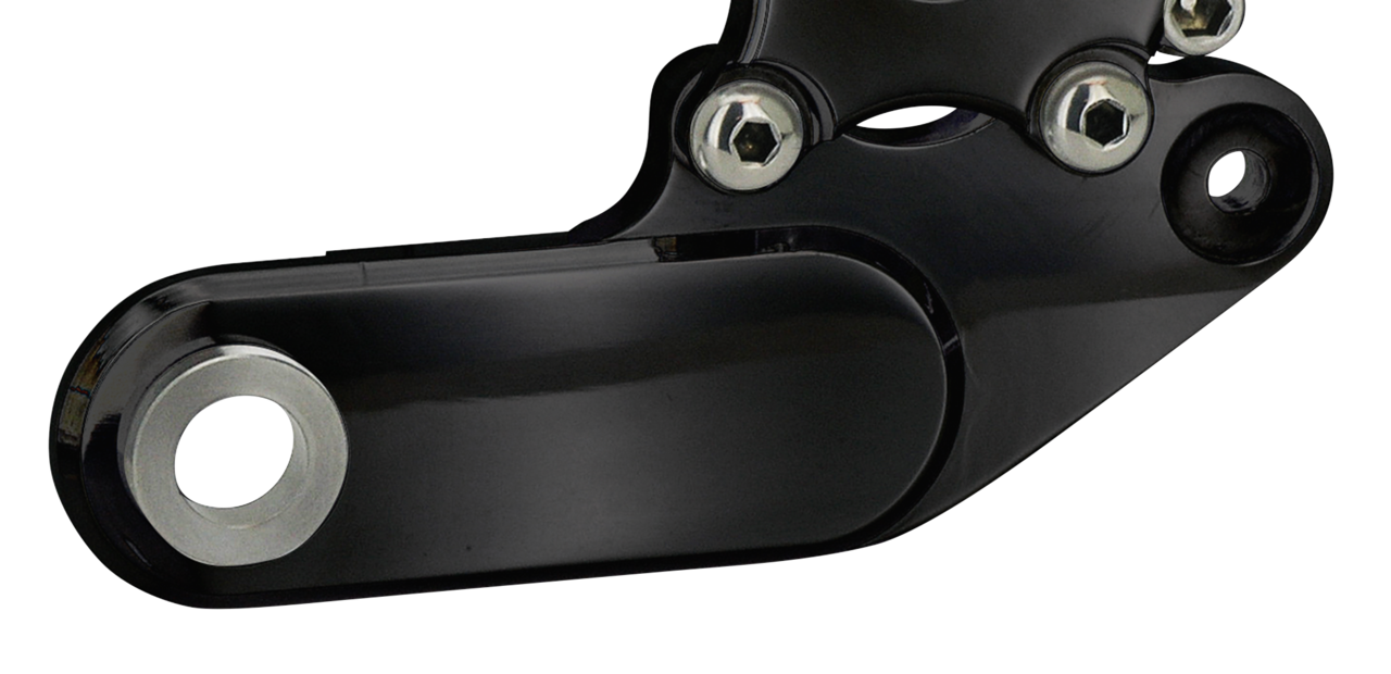 Pinzas de freno Slimline Harrison de aluminio forjado negro
