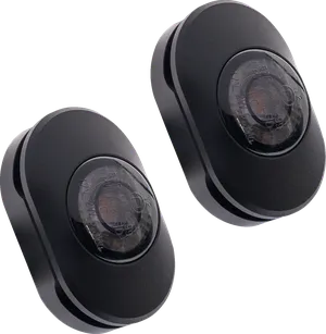 Pasacables de antena Sleek Lights instalado en motocicleta