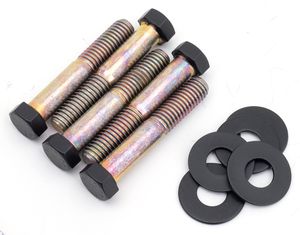 Kit de tornillos de montaje para polea de correa con acabado negro