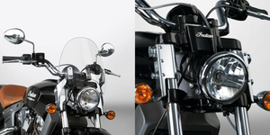 Pantalla desmontable rápida National Cycle para motocicleta