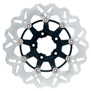 Par de rotores de freno de disco flotante Galfer Wave con diseño ondulado