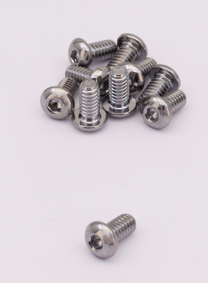 Surtido de tornillos Allen botón con acabado cromado para Harley-Davidson