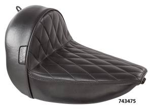 Stubs Le Pera color café instalados en Harley-Davidson Softail Slim