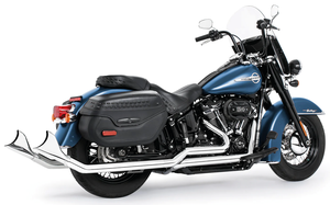 Escape Upsweep True Duals instalado en motocicleta Harley-Davidson