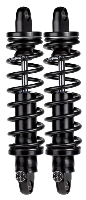 Amortiguador trasero Legend Revo-A negro para Harley-Davidson