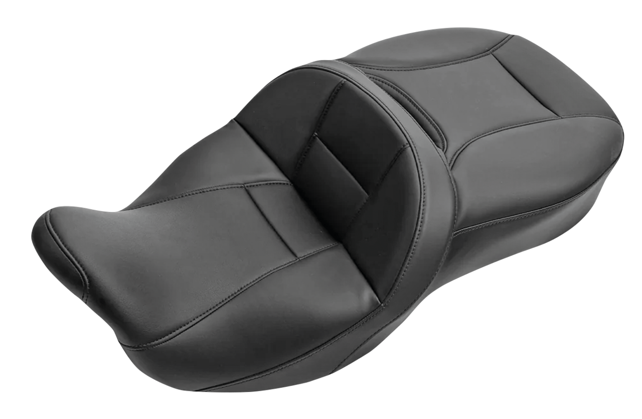 Asiento Sunriser 2-Up negro C.C. Rider para motocicleta Harley Touring