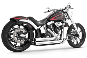 Escape corto Independence Shorty negro mate para motocicleta