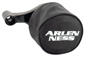 Filtro de aire Arlen Ness Mini 22 de color negro con acabado metálico