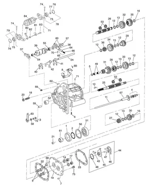Conjunto de piezas de transmisión para motor Harley-Davidson Big Twin de 5 marchas