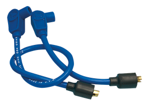 Conjunto de cables de bujía Pro negro para motocicleta