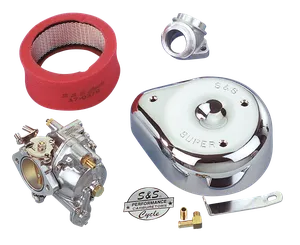 Kits de carburador S&S Super-E y Super-G para motocicletas Harley-Davidson