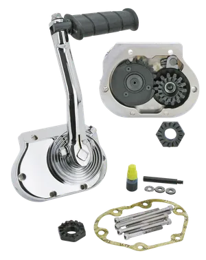 Kit de arranque a patada Pro-Max instalado en motocicleta