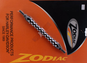 Par de barras de cambio en aluminio billet acabado pulido marca Genuine Zodiac